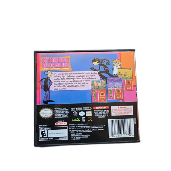 Princess Natasha: Student Secret Agent – Nintendo DS 3DS Game (CIB w/ manual) - Picture 2 of 4